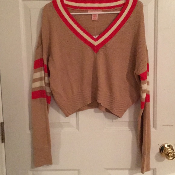 Urban Outfitters Sweaters - Urban Outfitters cropped varsity sweater